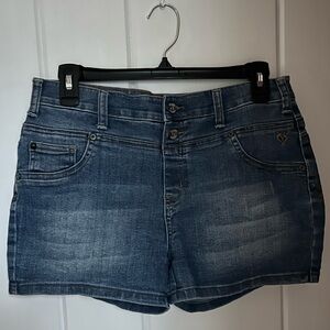 Justice Juniors Girls Blue Jean Shorts